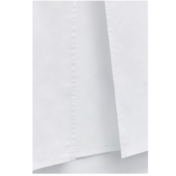 NWT Zara Round Neckline Combination Poplin Midi Tank Dress Sz:M - Picture 10 of 10